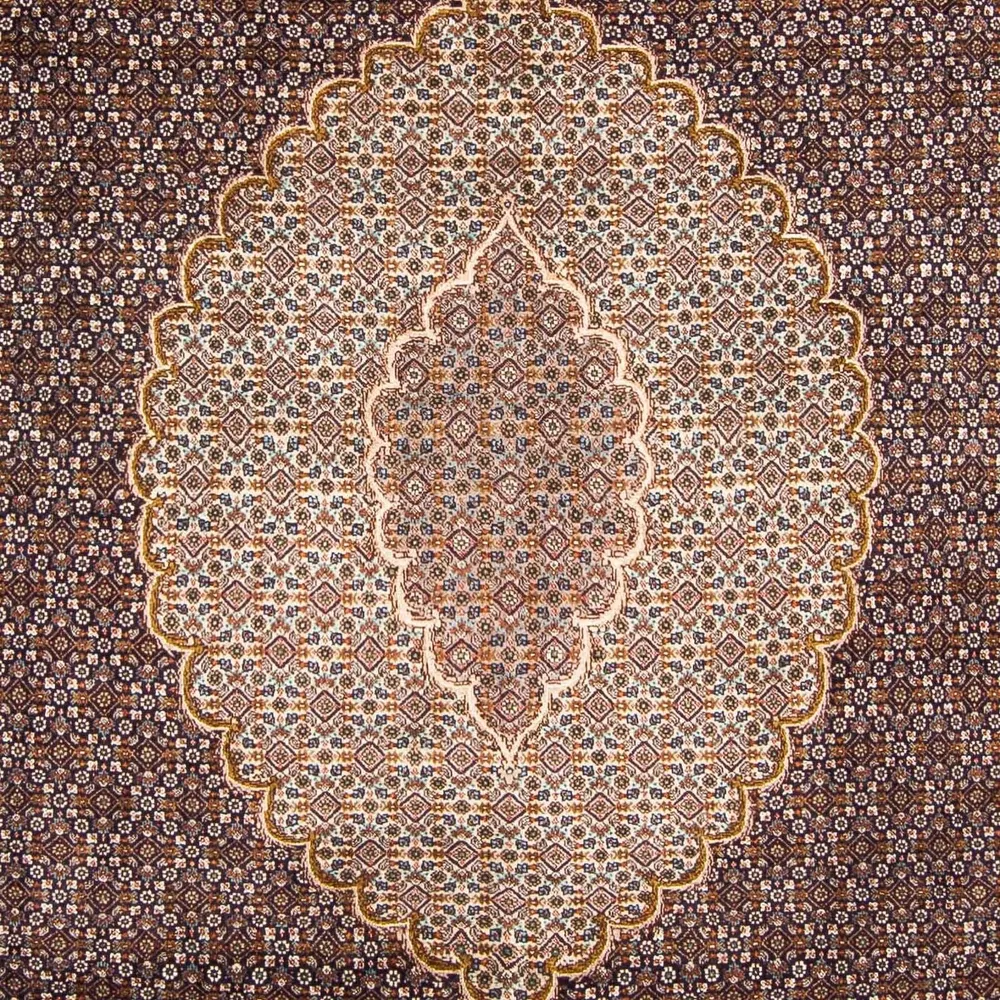 Persisk teppe - Tabriz - 295 x 202 cm - mørkeblå