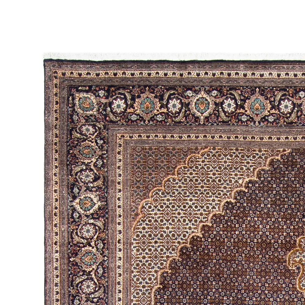 Persisk teppe - Tabriz - 295 x 202 cm - mørkeblå