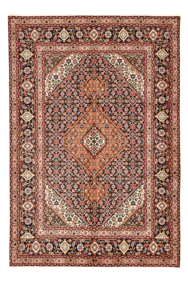 Persisk teppe - Tabriz - 298 x 195 cm - mørk beige