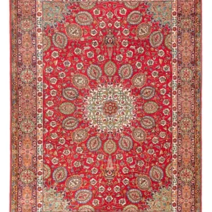 Persisk teppe - Tabriz - 298 x 200 cm - rød