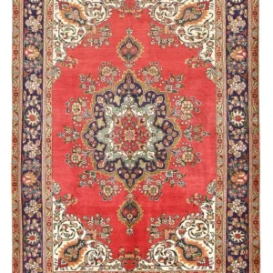 Persisk teppe - Tabriz - 300 x 200 cm - rød