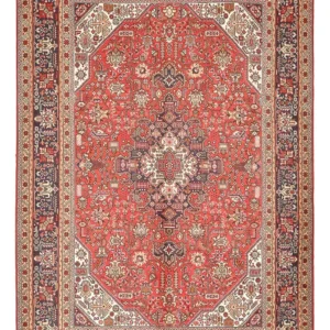 Persisk teppe - Tabriz - 300 x 200 cm - lys rød