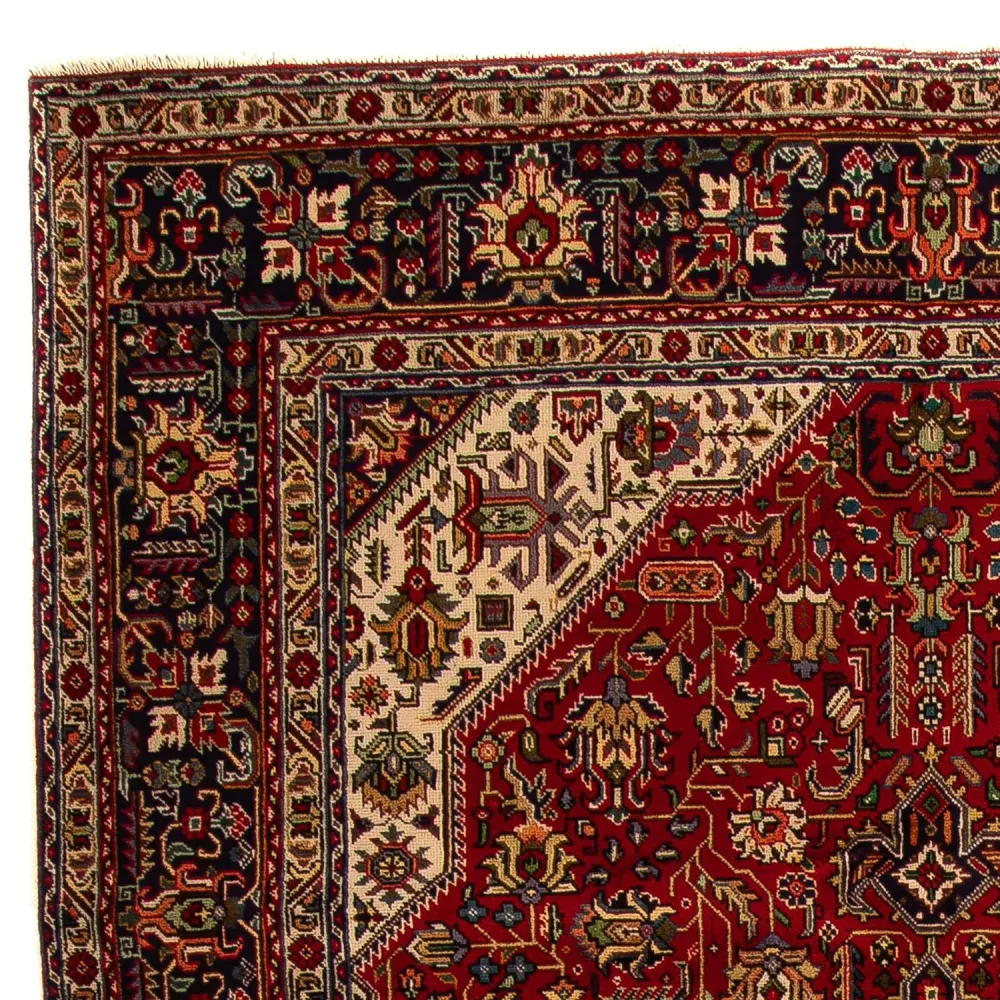 Persisk teppe - Tabriz - 305 x 195 cm - mørk rød