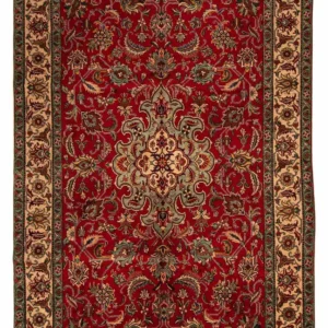 Persisk teppe - Tabriz - 305 x 200 cm - mørk rød