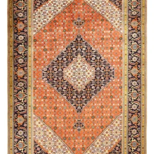 Persisk teppe - Tabriz - 306 x 200 cm - oransje