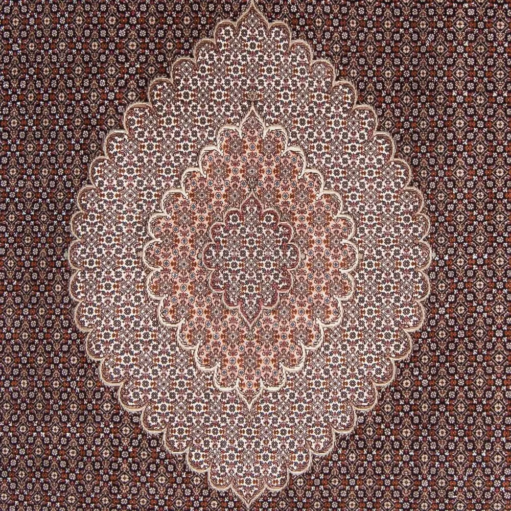 Persisk teppe - Tabriz - 308 x 200 cm - mørkeblå