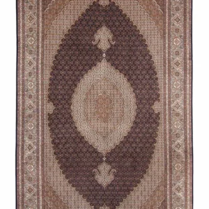 Persisk teppe - Tabriz - 310 x 200 cm - mørkeblå