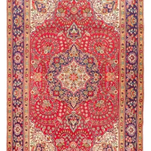 Persisk teppe - Tabriz - 314 x 203 cm - rød