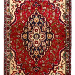 Persisk teppe - Tabriz - 86 x 58 cm - rød