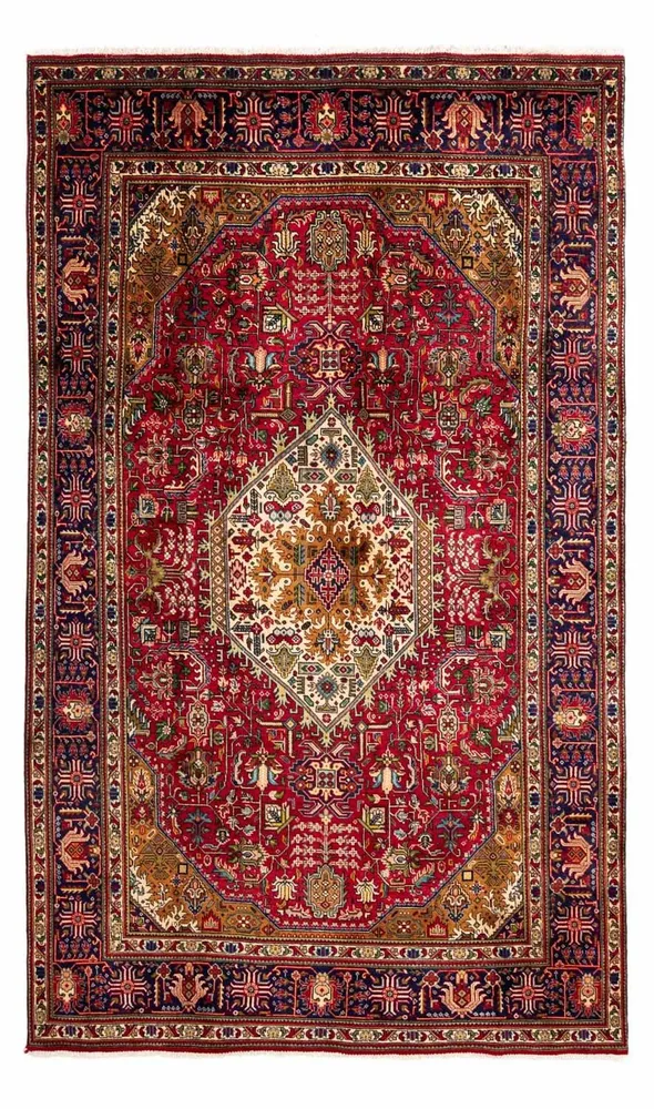 Persisk teppe - Tabriz - 322 x 197 cm - rød