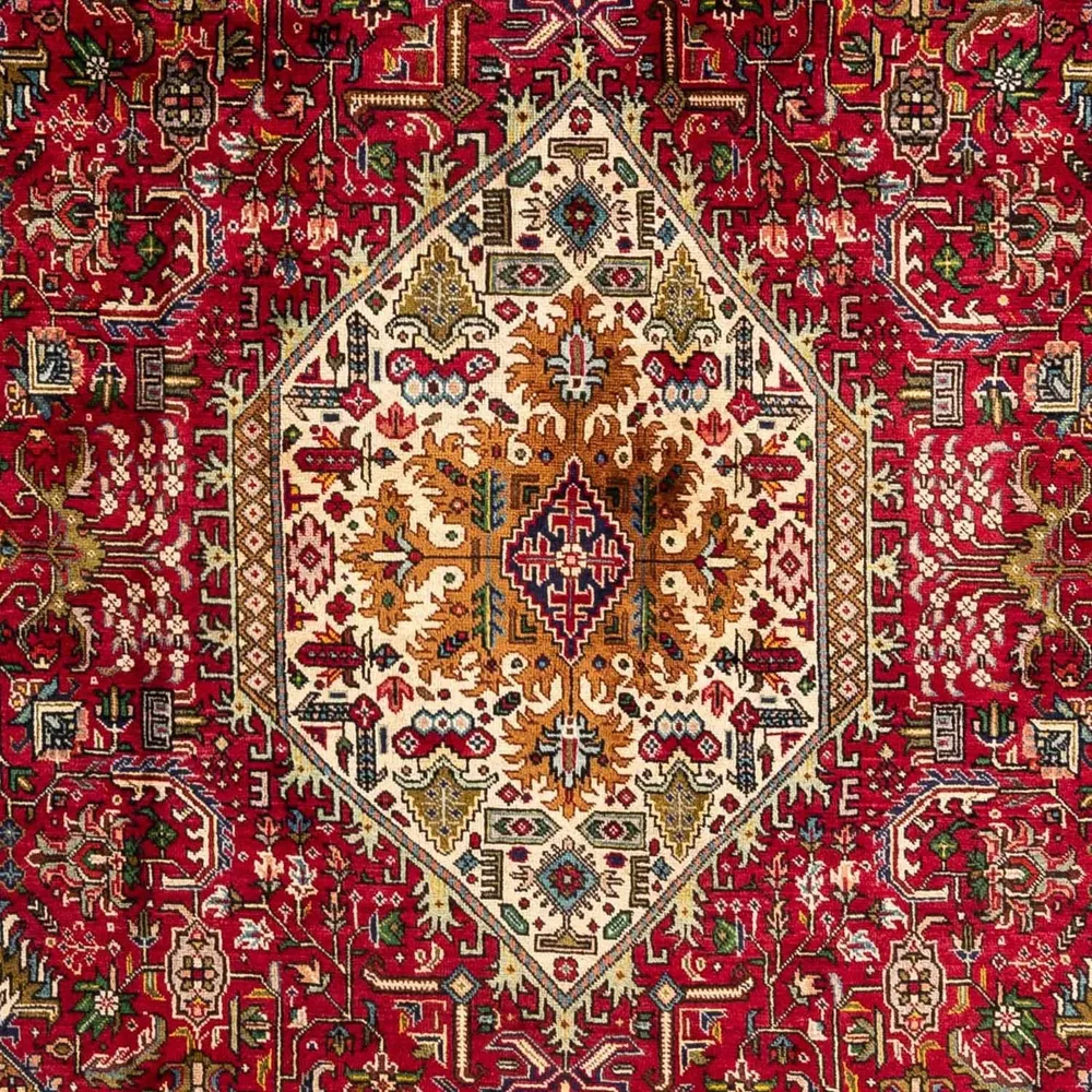 Persisk teppe - Tabriz - 322 x 197 cm - rød