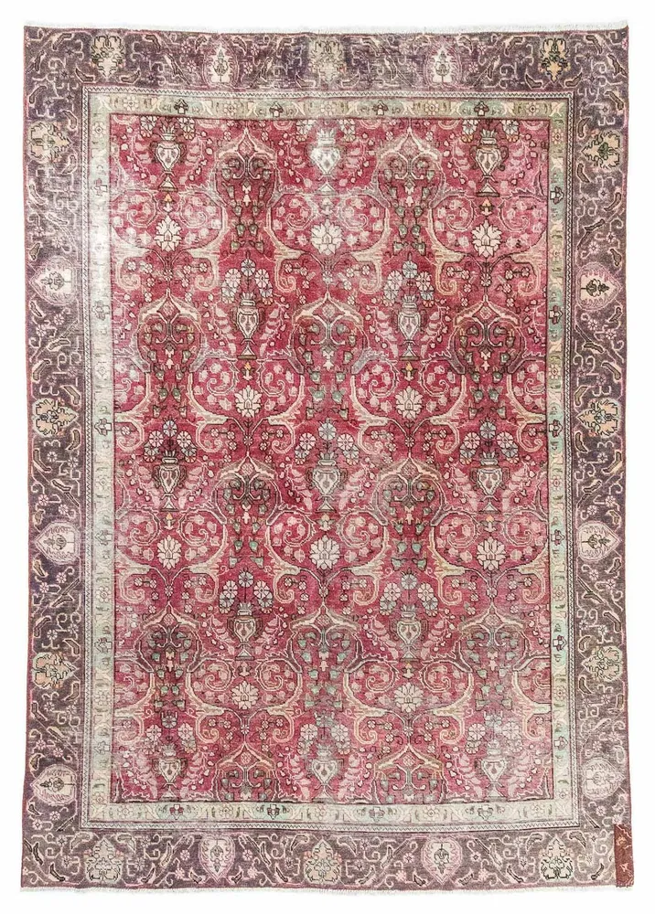 Persisk teppe - Tabriz - 323 x 225 cm - rød