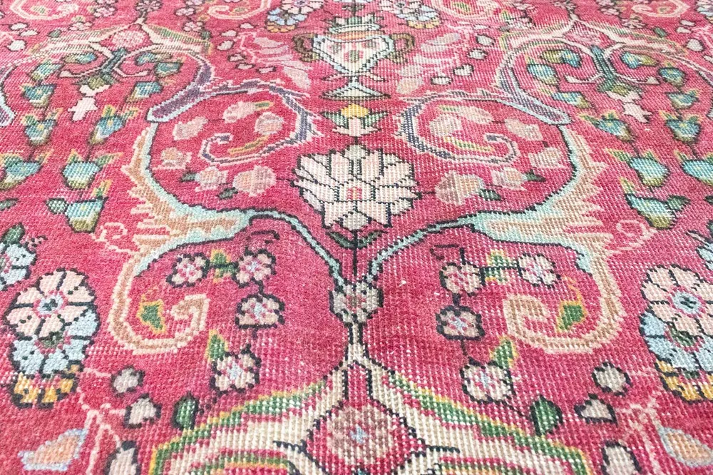 Persisk teppe - Tabriz - 323 x 225 cm - rød