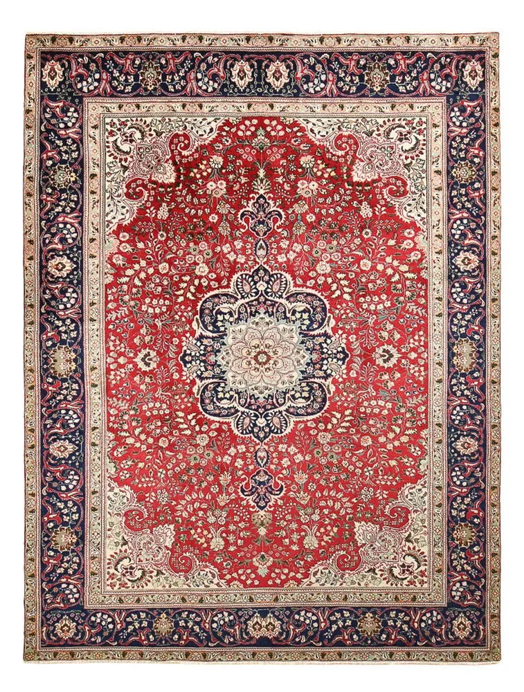 Persisk teppe - Tabriz - 326 x 239 cm - rød