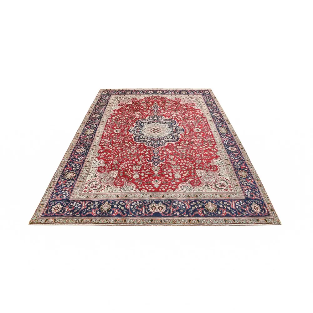Persisk teppe - Tabriz - 326 x 239 cm - rød