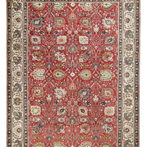 Persisk teppe - Tabriz - 330 x 226 cm - rød