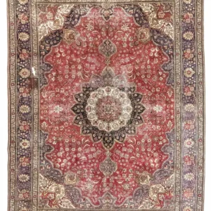 Persisk teppe - Tabriz - 330 x 246 cm - rød
