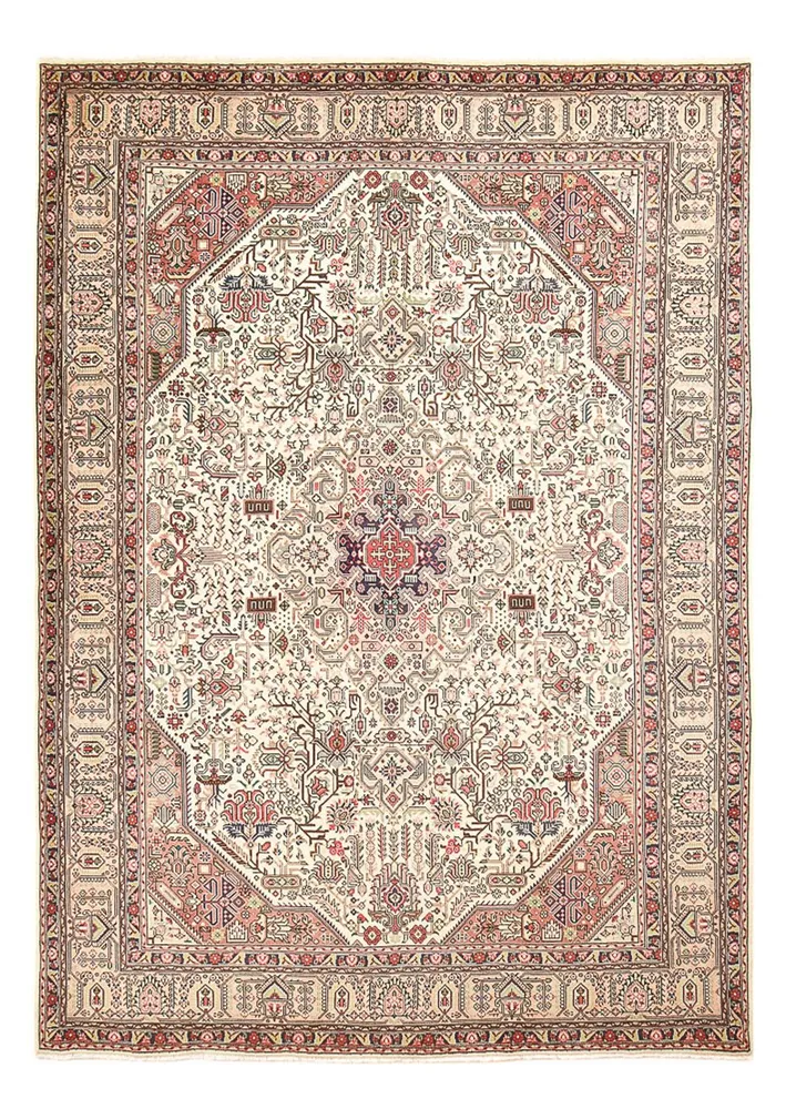 Persisk teppe - Tabriz - 345 x 246 cm - sand
