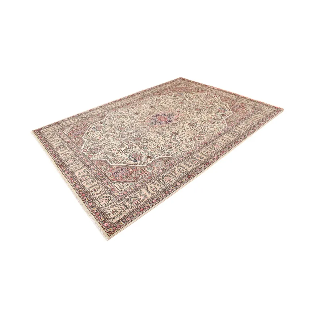 Persisk teppe - Tabriz - 345 x 246 cm - sand