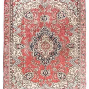 Persisk teppe - Tabriz - 345 x 266 cm - rød