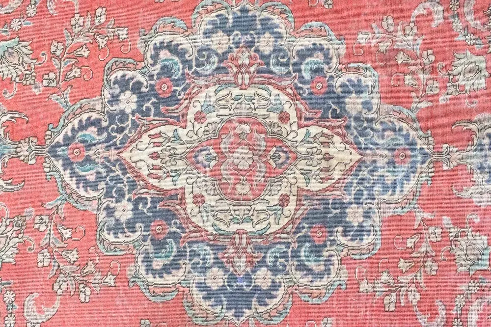 Persisk teppe - Tabriz - 345 x 266 cm - rød