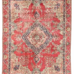 Persisk teppe - Tabriz - 357 x 272 cm - rød