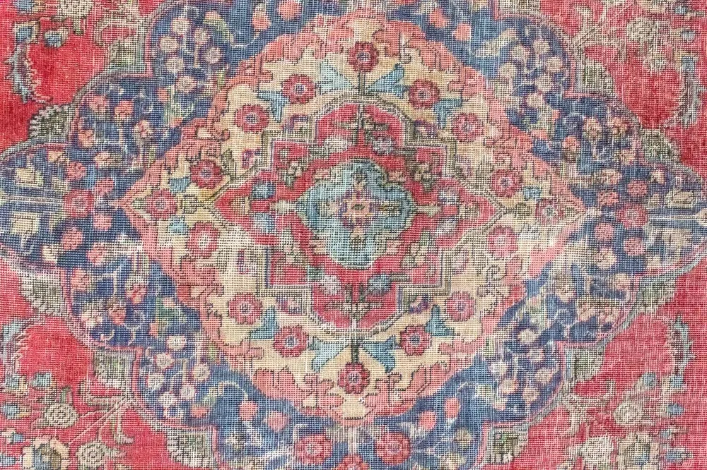 Persisk teppe - Tabriz - 357 x 272 cm - rød