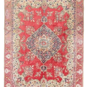 Persisk teppe - Tabriz - 365 x 278 cm - rød