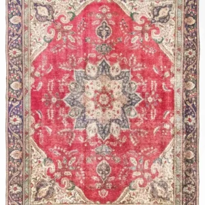 Persisk teppe - Tabriz - 370 x 266 cm - rød