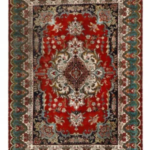 Persisk teppe - Tabriz - 385 x 283 cm - rød