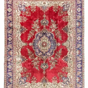 Persisk teppe - Tabriz - 387 x 290 cm - rød