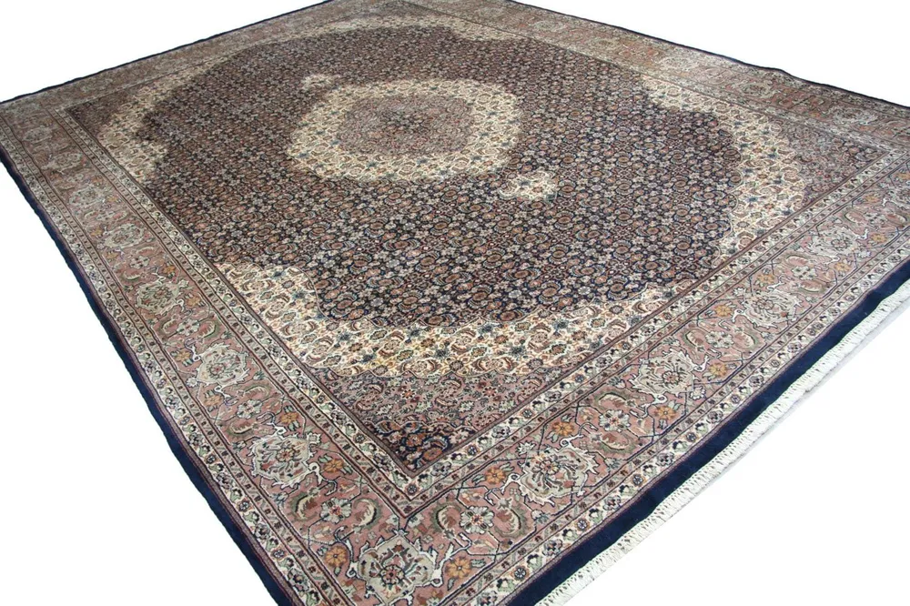 Persisk teppe - Tabriz - 390 x 290 cm - blå