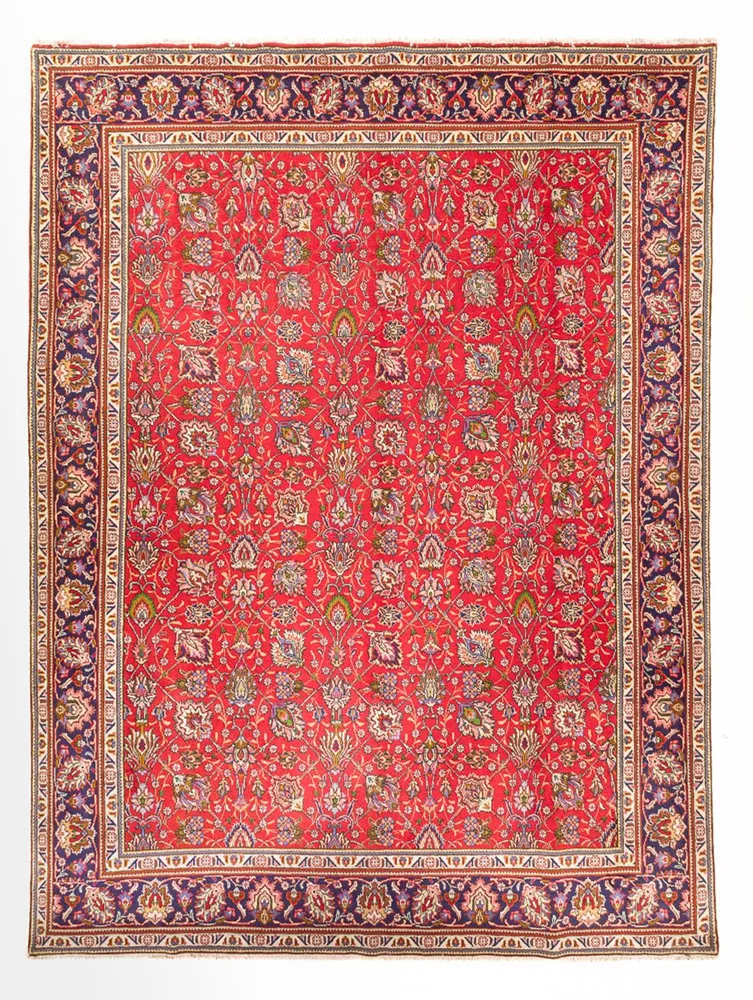 Persisk teppe - Tabriz - 390 x 295 cm - rød