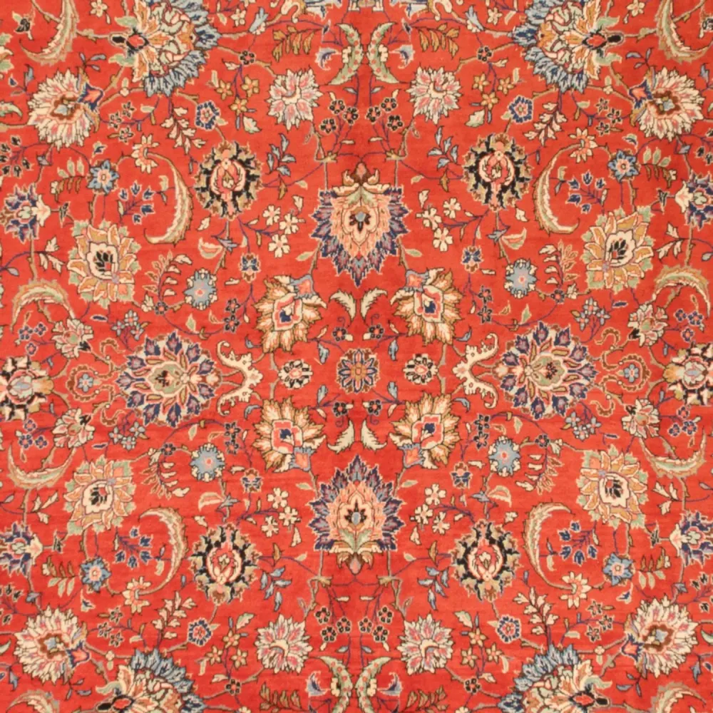 Persisk teppe - Tabriz - 393 x 266 cm - rød