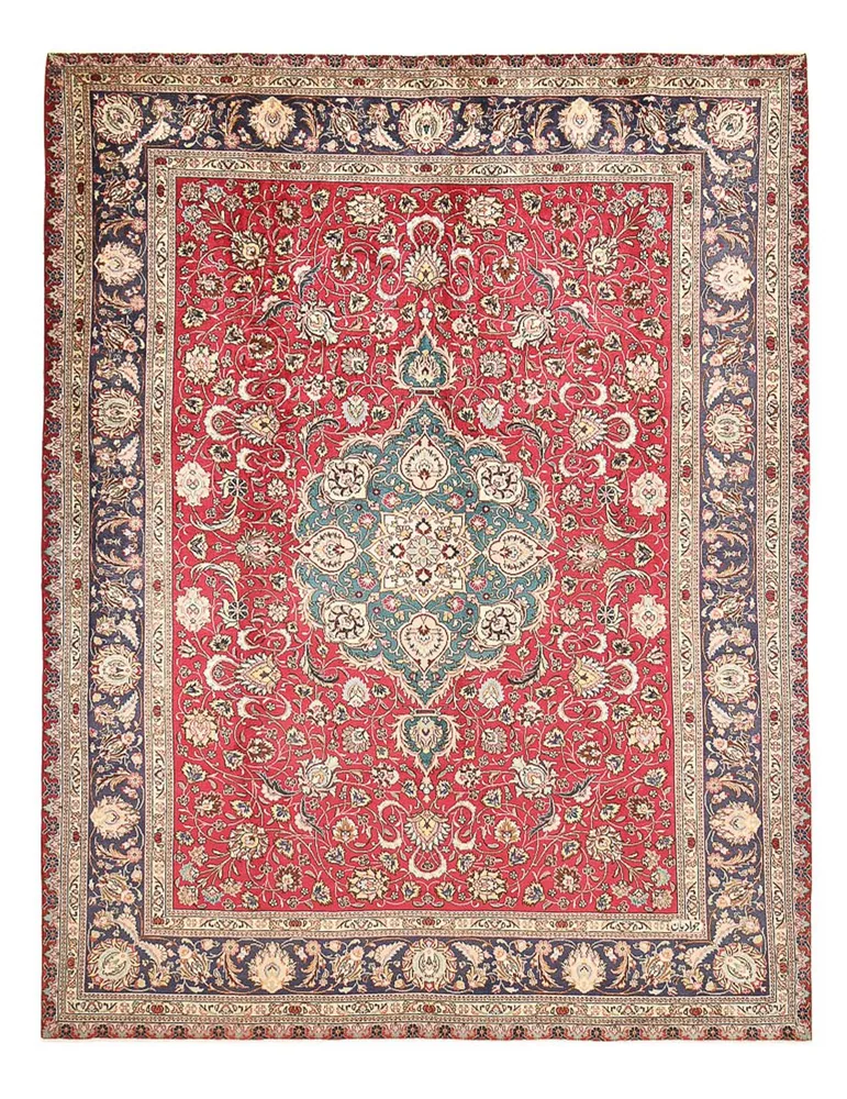 Persisk teppe - Tabriz - 396 x 300 cm - rød
