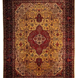 Persisk teppe - Tabriz - 397 x 297 cm - beige
