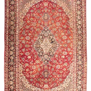 Persisk teppe - Tabriz - 400 x 277 cm - rød