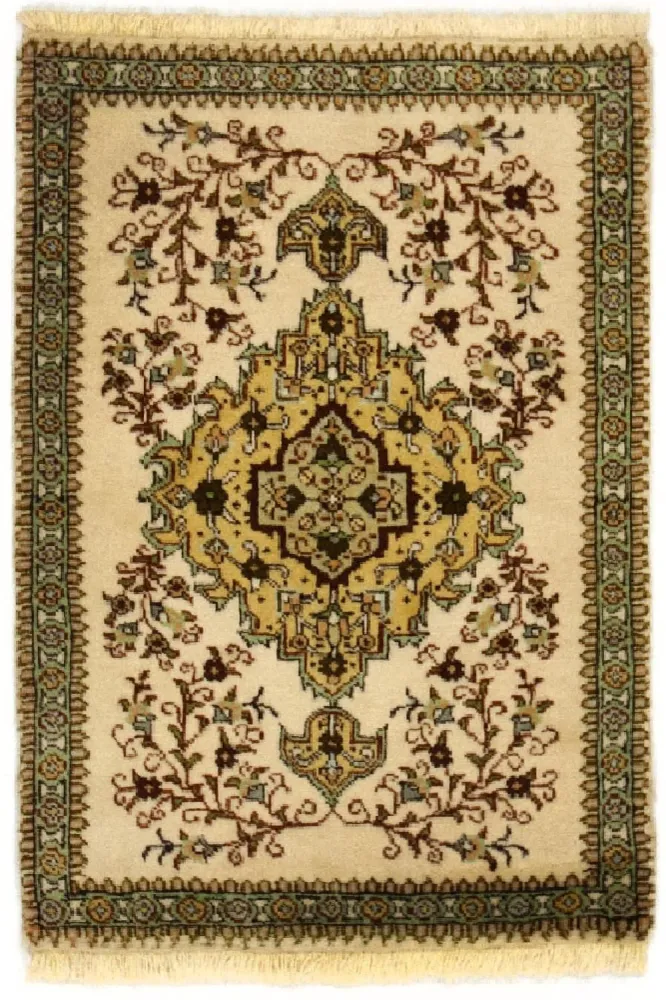 Persisk teppe - Tabriz - 87 x 62 cm - beige