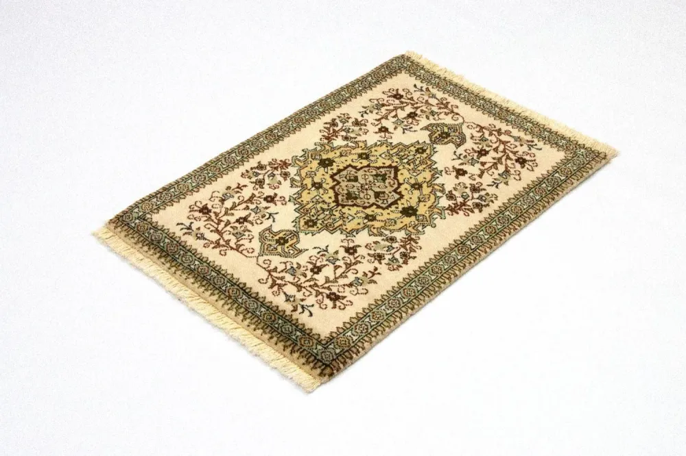 Persisk teppe - Tabriz - 87 x 62 cm - beige