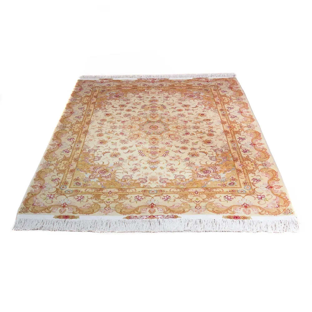 Persisk teppe - Tabriz - Premium - 200 x 150 cm - beige