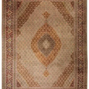 Persisk teppe - Tabriz - Premium - 400 x 300 cm - brun