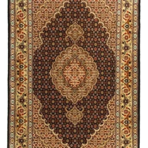 Persisk teppe - Tabriz - Royal - 129 x 82 cm - mørkeblå