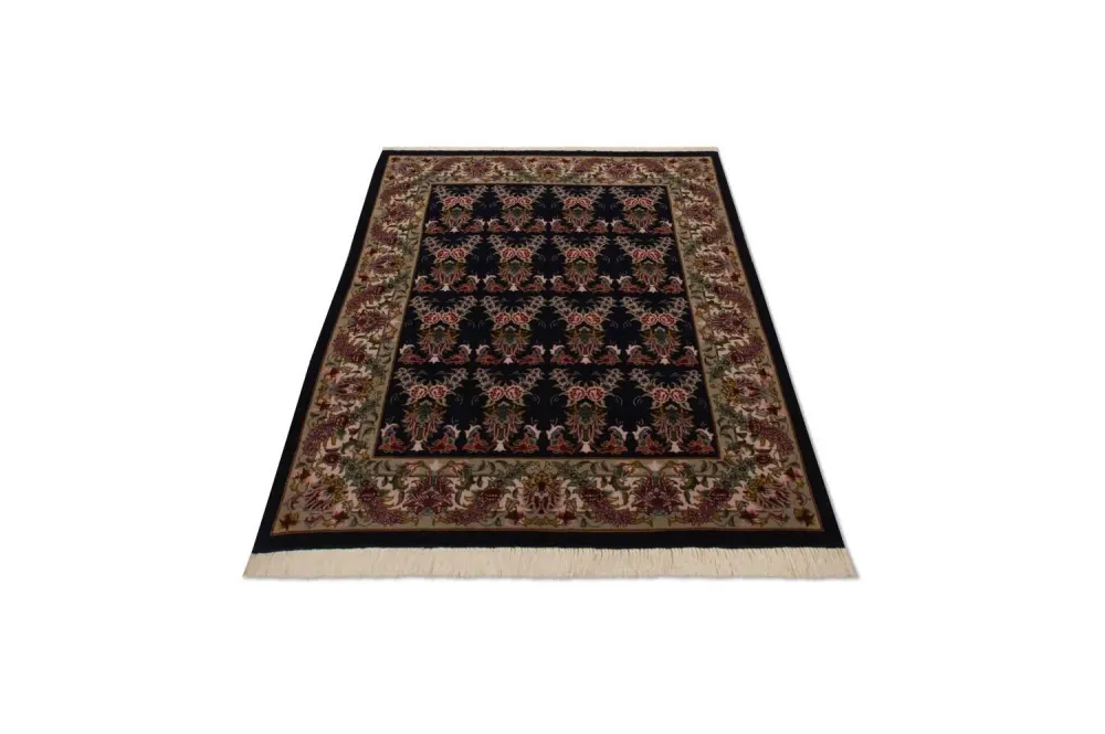 Persisk teppe - Tabriz - Royal - 137 x 103 cm - mørkeblå