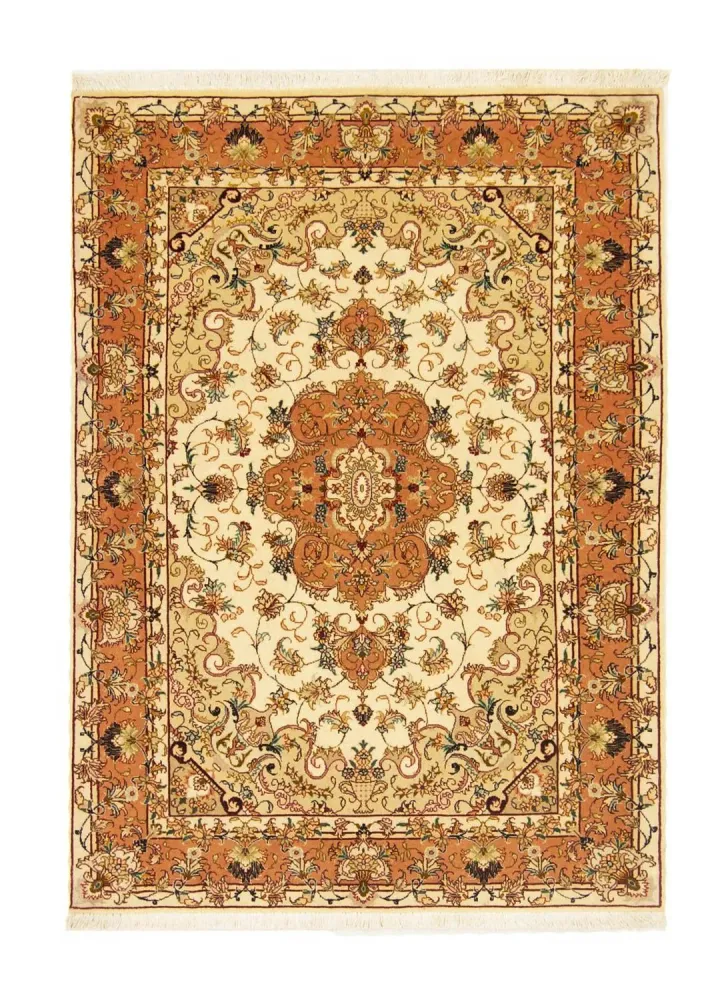 Persisk teppe - Tabriz - Royal - 143 x 103 cm - beige