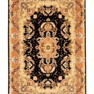 Persisk teppe - Tabriz - Royal - 147 x 100 cm - svart