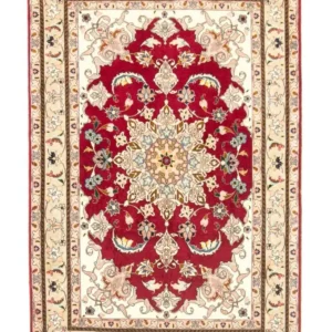 Persisk teppe - Tabriz - Royal - 147 x 100 cm - rød