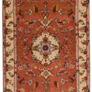 Persisk teppe - Tabriz - Royal - 147 x 104 cm - terrakotta
