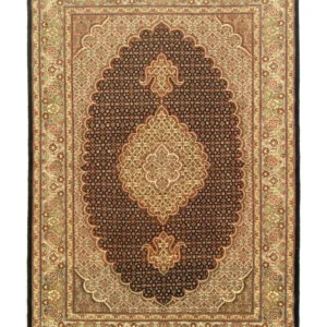 Persisk teppe - Tabriz - Royal - 148 x 102 cm - svart