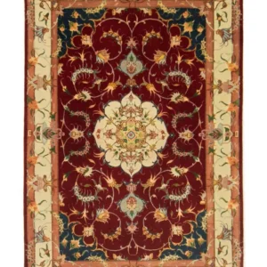 Persisk teppe - Tabriz - Royal - 149 x 100 cm - rød