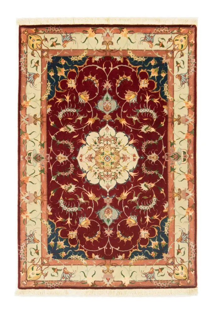 Persisk teppe - Tabriz - Royal - 150 x 101 cm - rød